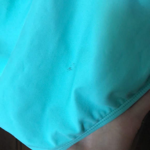 Marina West | Aqua one-piece V-neck bathing suit | size M - Picture 7 of 7